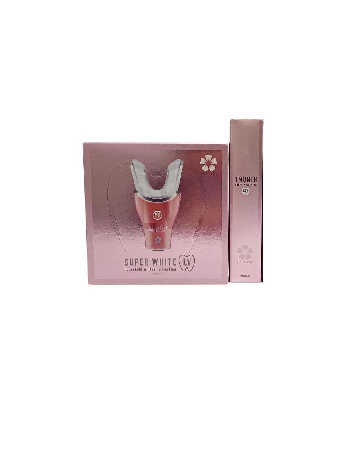 【新品】デンタルラバー スーパーホワイトLV ジェル4本&非売品特別セット 新品未使用品】デンタルラバー スーパーホワイトLV 本体＋ゲル1本