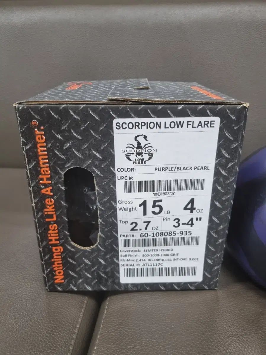 新ボウリングボール ハンマー スコーピオン ロー フ ボーリング