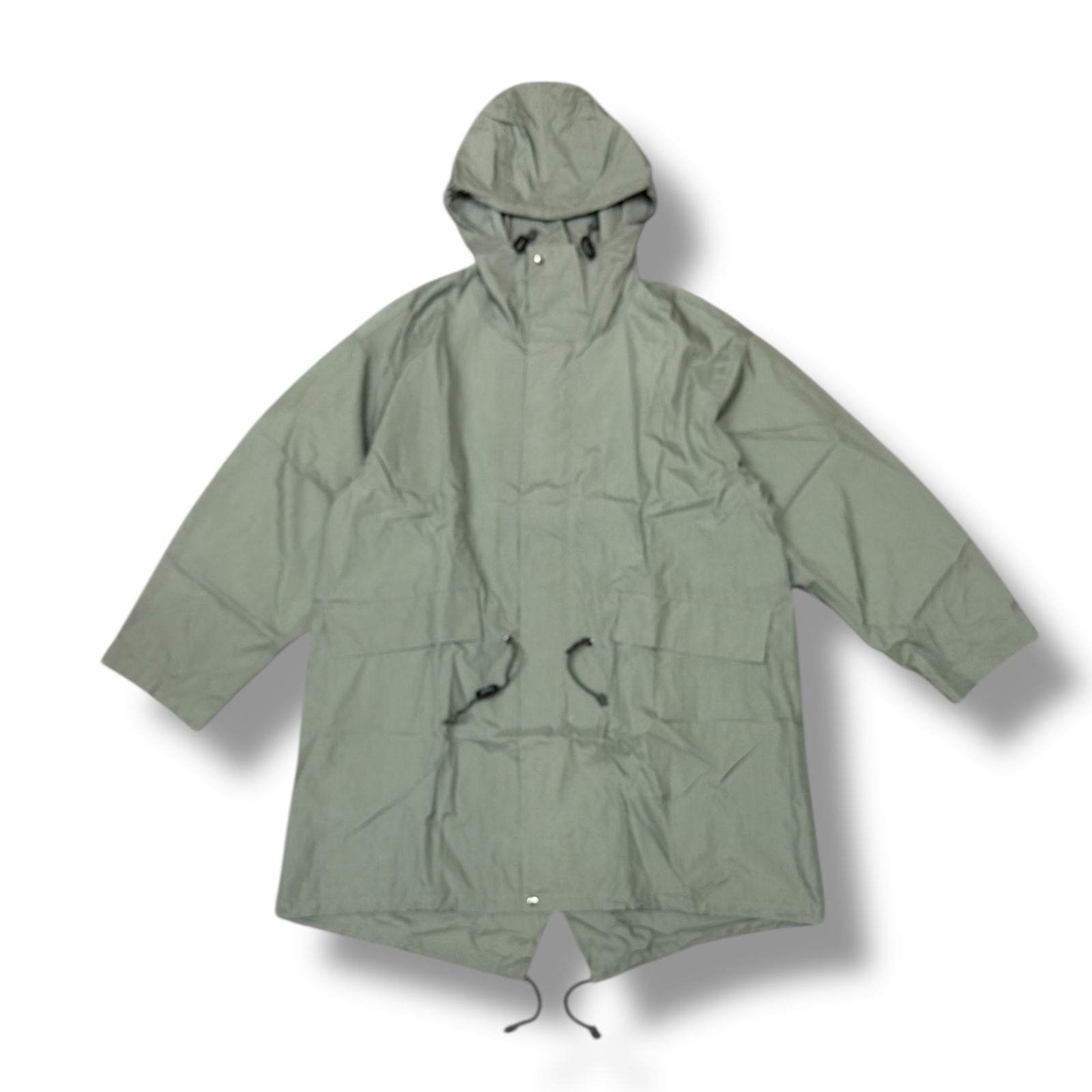 参考上代96800円 ♥品 POLYPLOID 24AW MODS PARKA C ナイロン モッズコート パーカー フーディー ポリプロイド C-1-002-005 セージ 2 92514A3