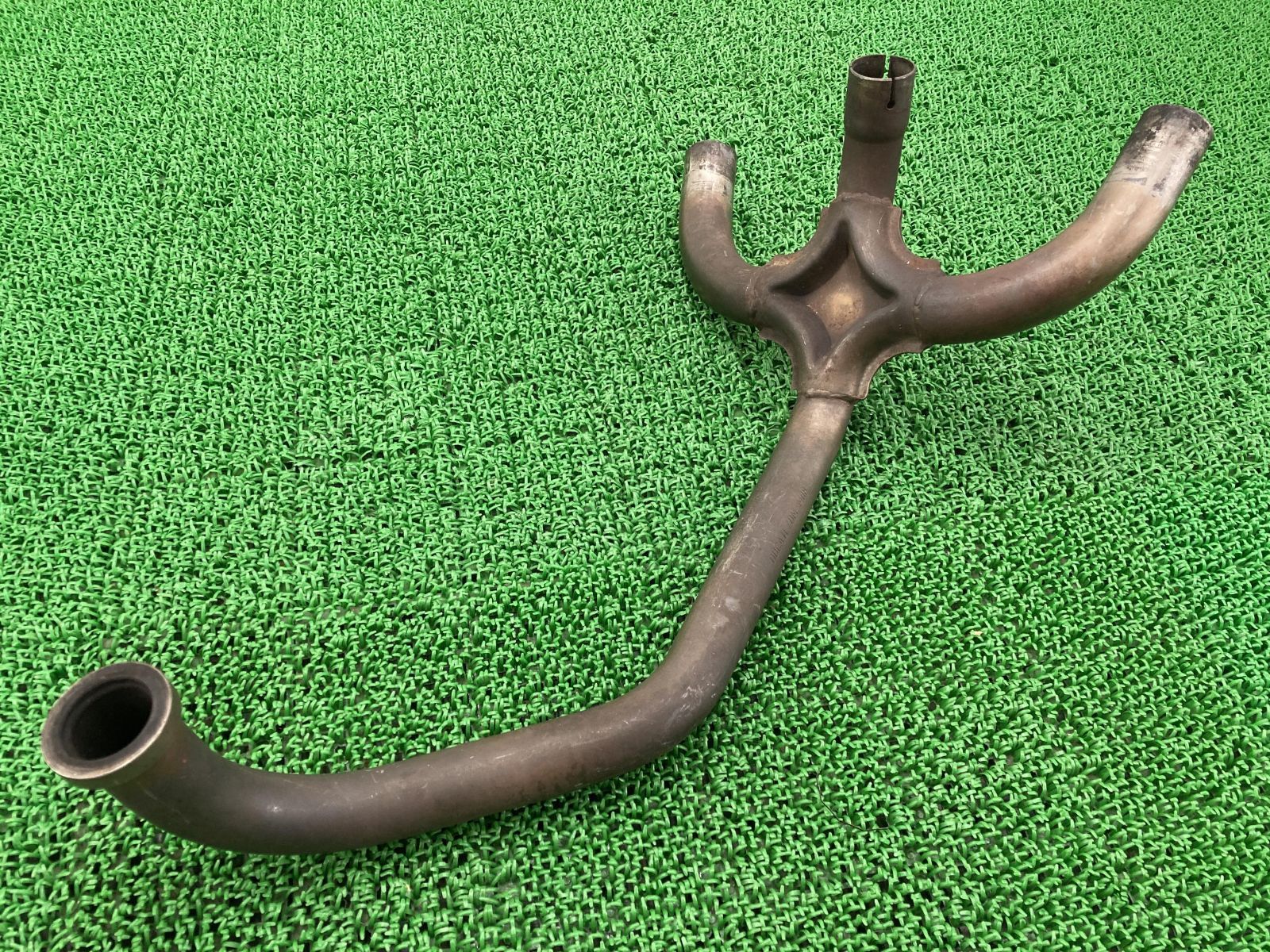 モンスター1000 エキパイマフラー 570.1.088.1A ドゥカティ 純正 バイク 部品 モンスター1000Sにも 修復素材に そのまま使える ノーマル戻しに コケキズ無し 車検 Genuine:22016187