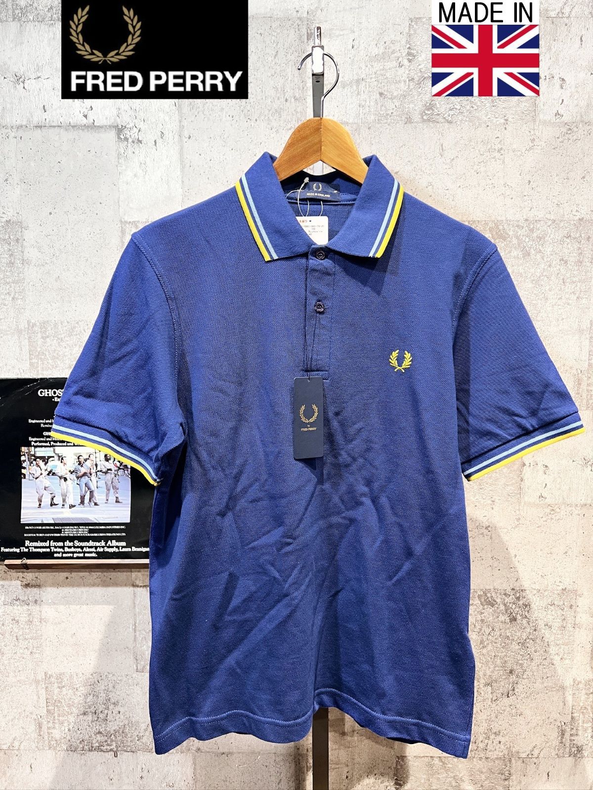 未使用 英国製 フレッドペリー M12 ポロシャツ 60th SP 40 ネイビー FRED PERRY イングランド製 - メルカリ 新品 FRED PERRY 英国製M12ポロシャツ ネイビー タグ付き 36