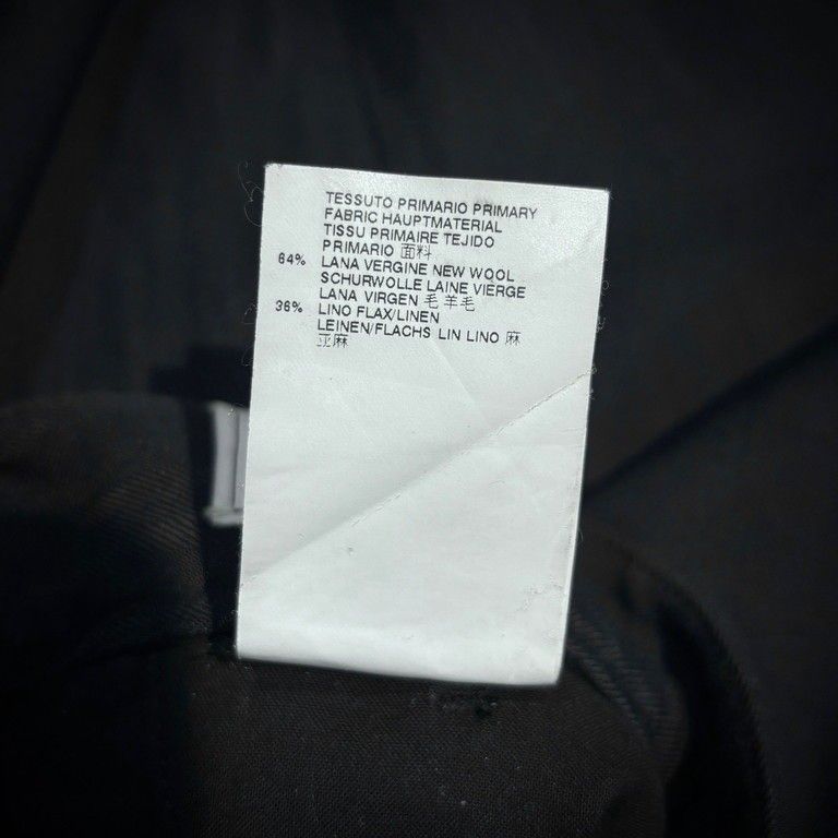 Maison Martin Margiela 14 14AW ウールリネンヘリンボーンスリム