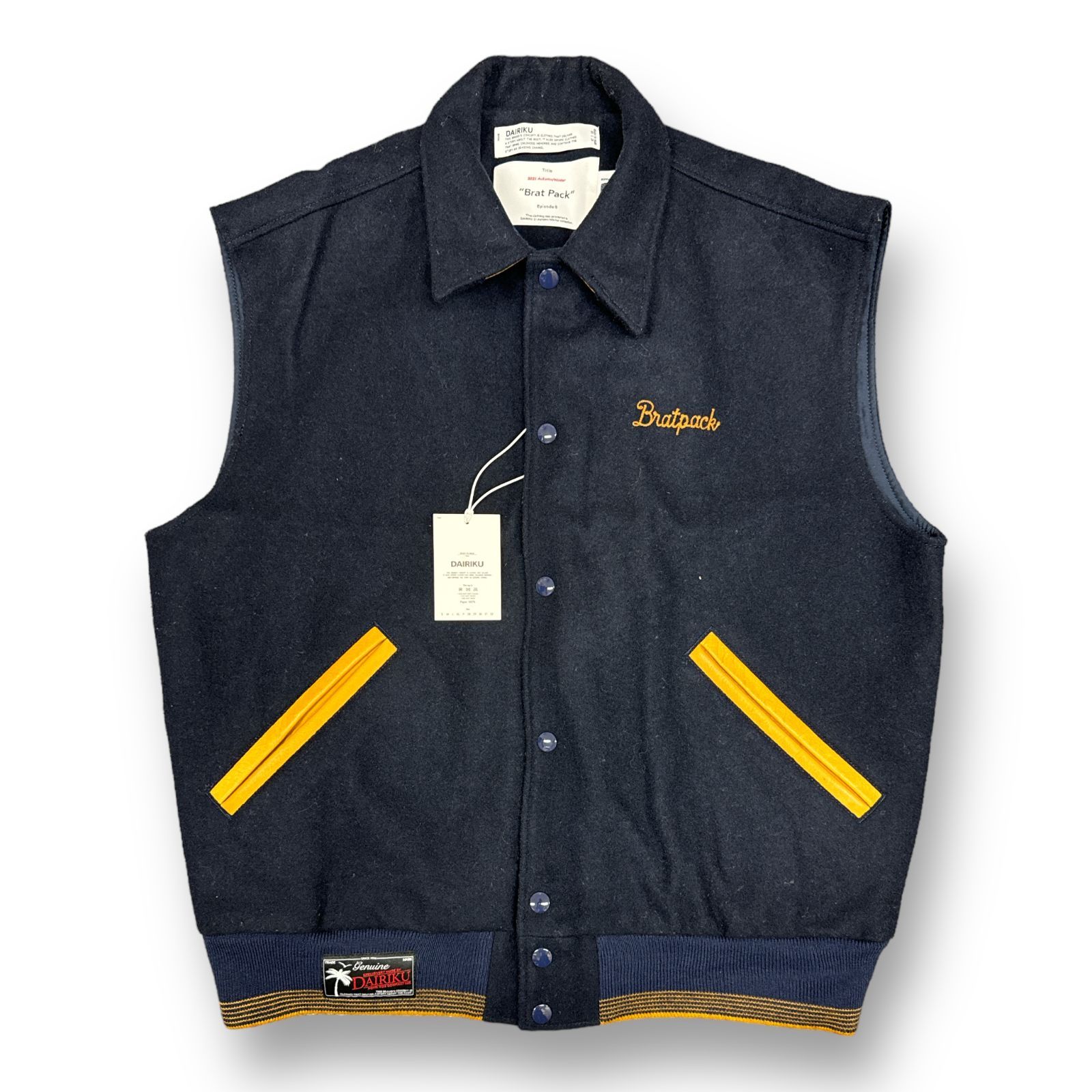 定価59400円 DAIRIKU 21AW ANDREW STADIUM VEST アンドリュースタジアムベスト ジレ ダイリク 21AWV-1 M  53167A - メルカリ