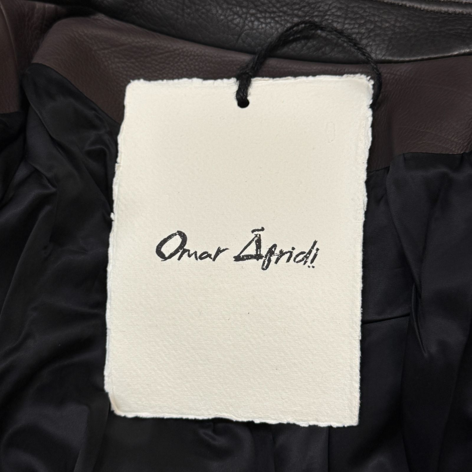 参考上代363000円 未使用品 Omar Afridi 24AW BATTLE DRESS BLOUSON 