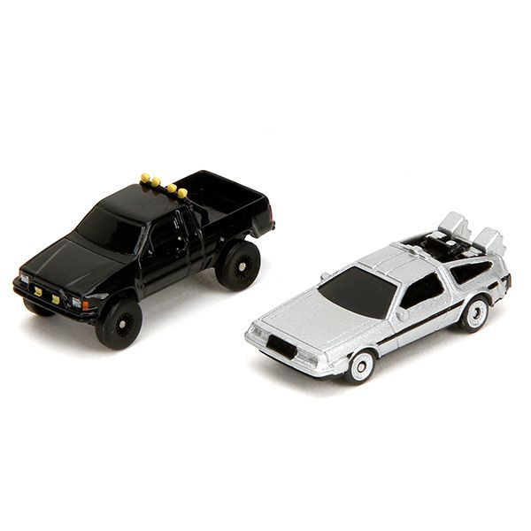 NANO SCENE BTTF HILL VALLEY COURTHOUSE w/2 VEHICLES 【バック