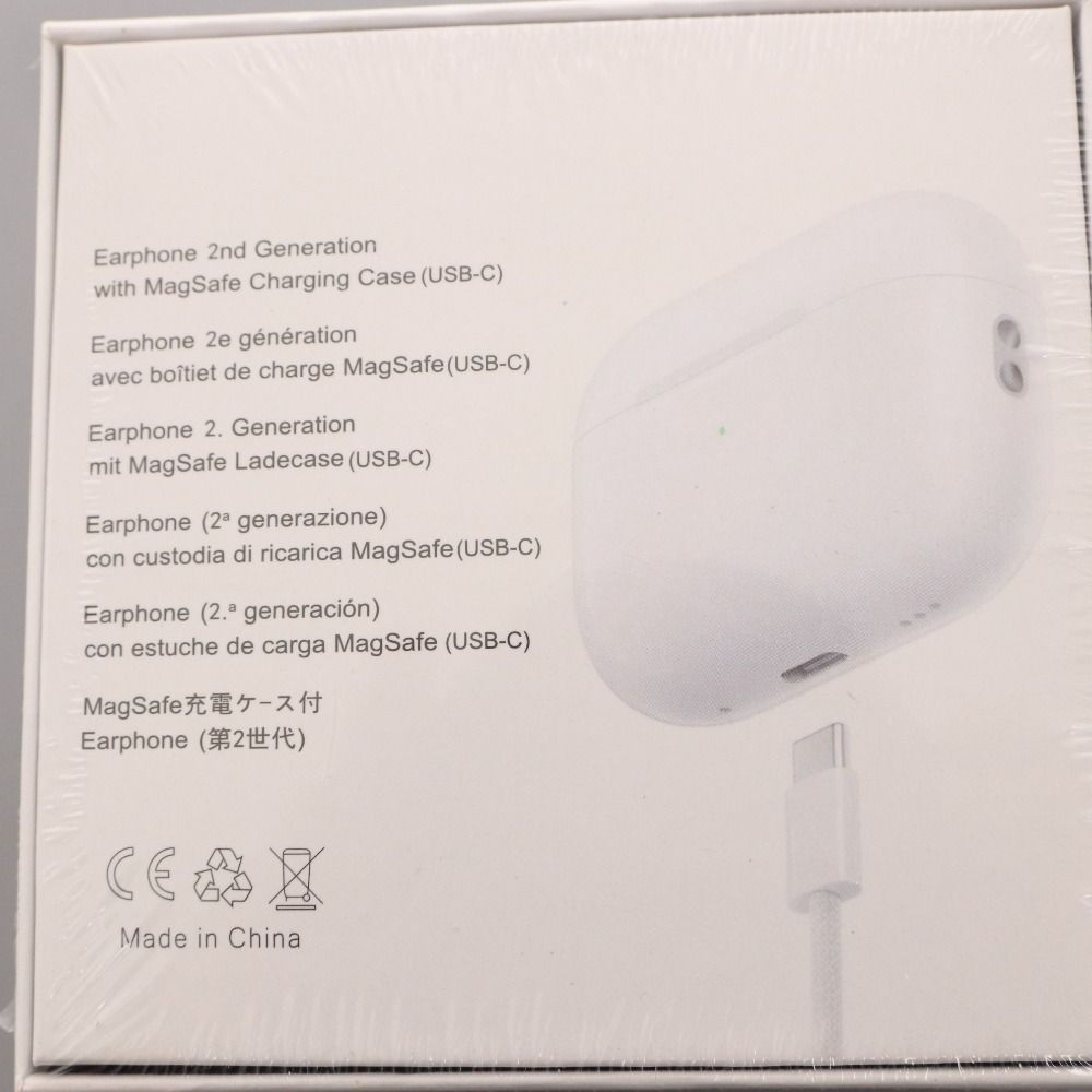  ワイヤレス イヤホン MagSafe充電ケース Earphone 第2世代 オーディオ機器 USB-C充電 ホワイト き その他 イヤホン