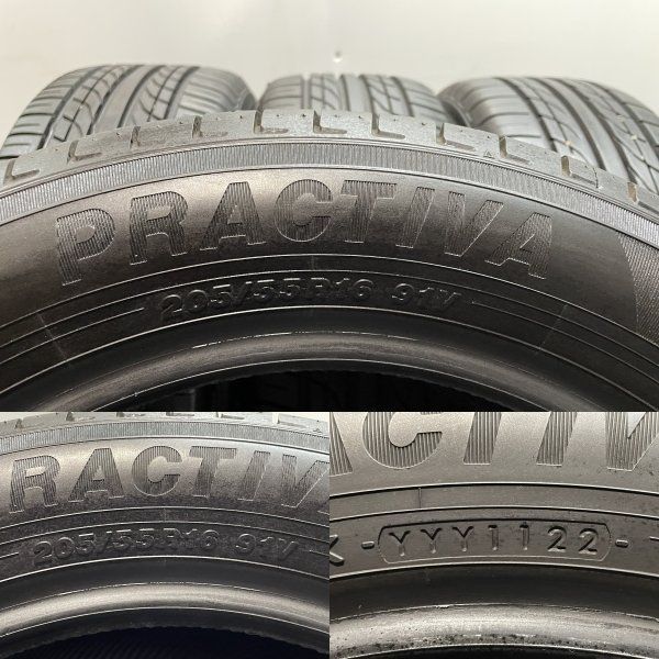 Yellowhat PRACTIVA 205/55R16 16インチ 夏タイヤ 4本 22年製 バリ溝 リーフ ブレイド アイシス インプレッサ audi/A3 プリウス等 (MTD035)クレジットカード QRコード決済可能 Yellowhat PRACTIVA 205/55R16 16インチ 夏タイヤ 4本 22年製 バリ溝
