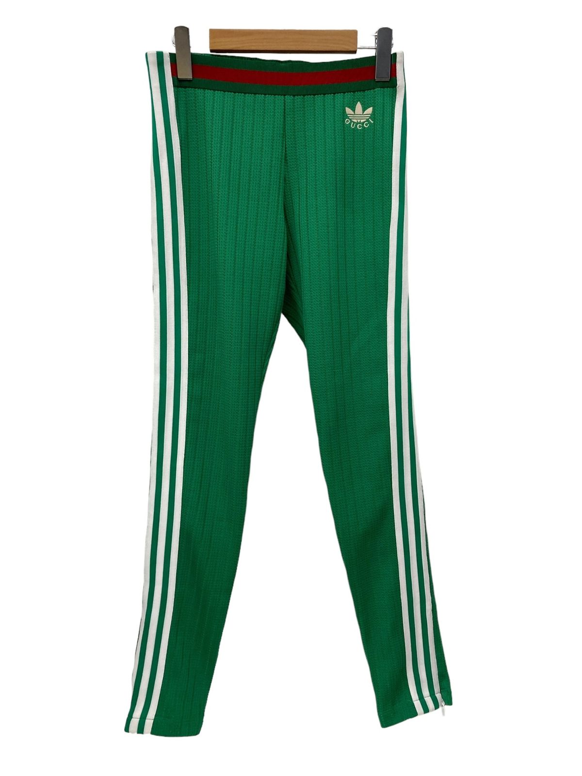 GUCCI (グッチ)×adidas (アディダス) 22AW Jersey Sweatpants スウェットパンツ トラックパンツ 700501 S  グリーン ウィメンズ/028 - メルカリ