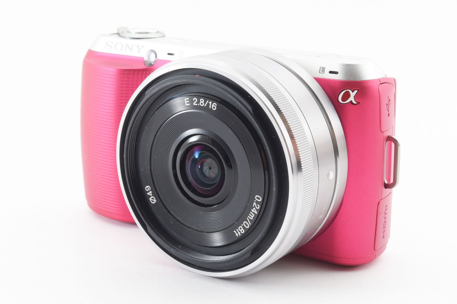 SONY - ソニー Sony NEX-C3 （ピンク） ダブルレンズキット（SEL1855＆SEL16F28)1365 ソニー Sony NEX-C3 （ピンク） ダブルレンズキット