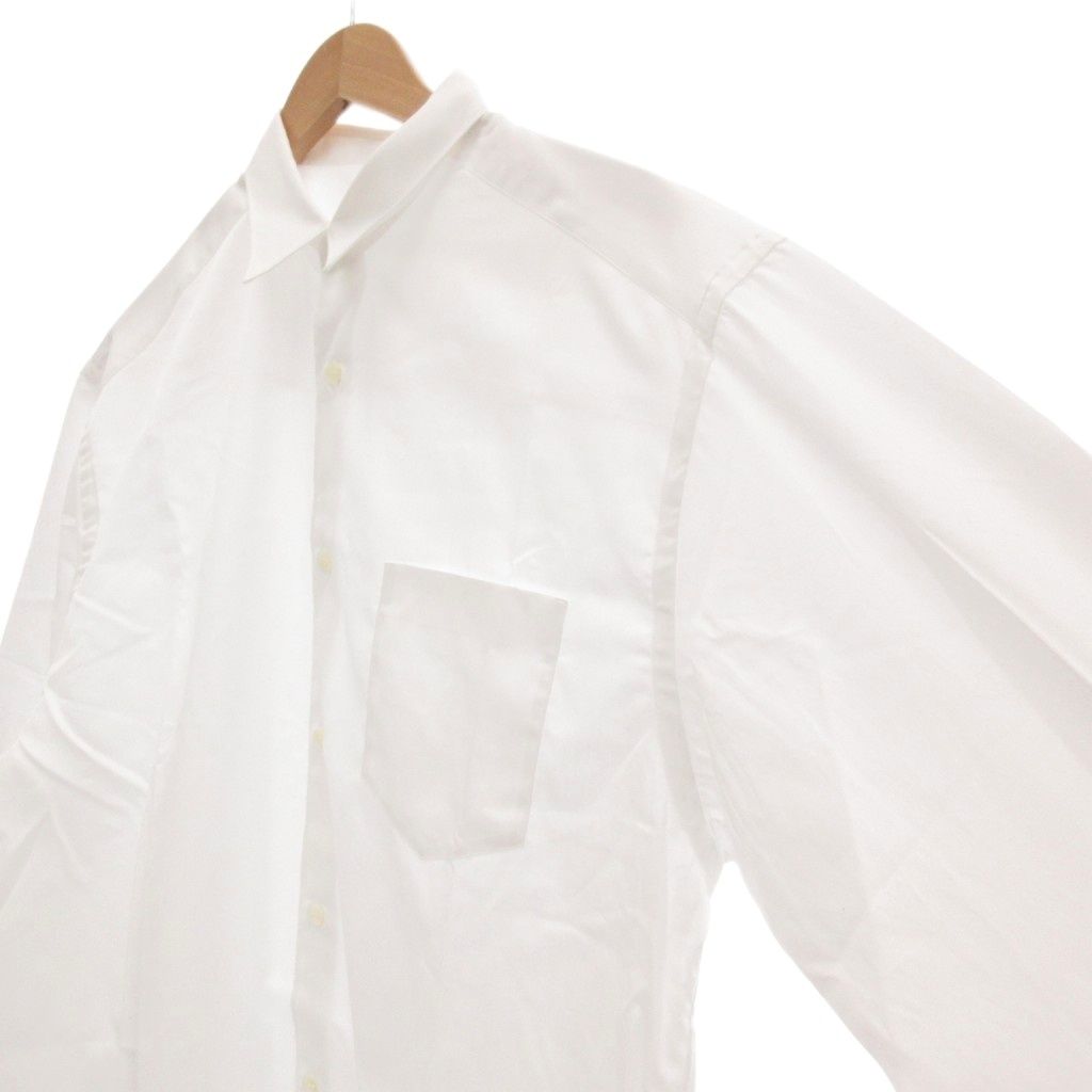 未使用級 コムデギャルソンオムドゥ AD2024 シャツ 長袖 ホワイト 白 S コムデギャルソンオム COMME des GARCONS HOMME 24FW LOGO