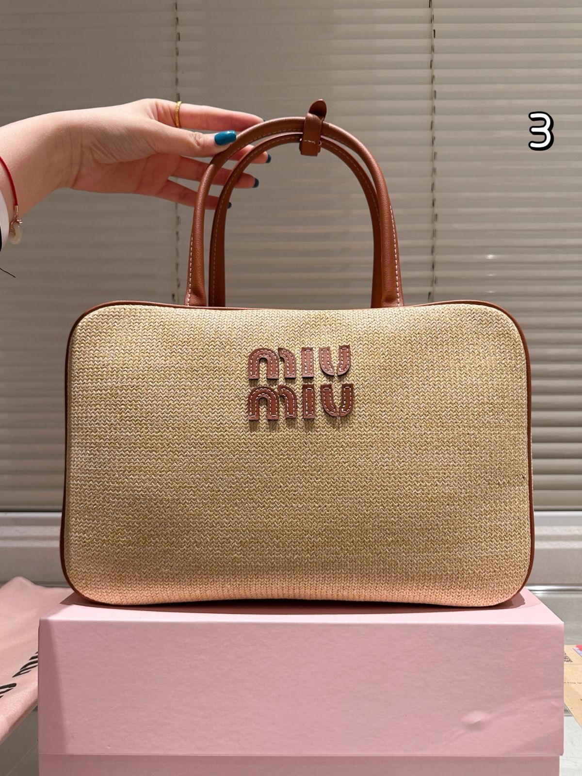 今日特価】Miu Miu Bowling Briefcase ミュウミュウ ボーリング