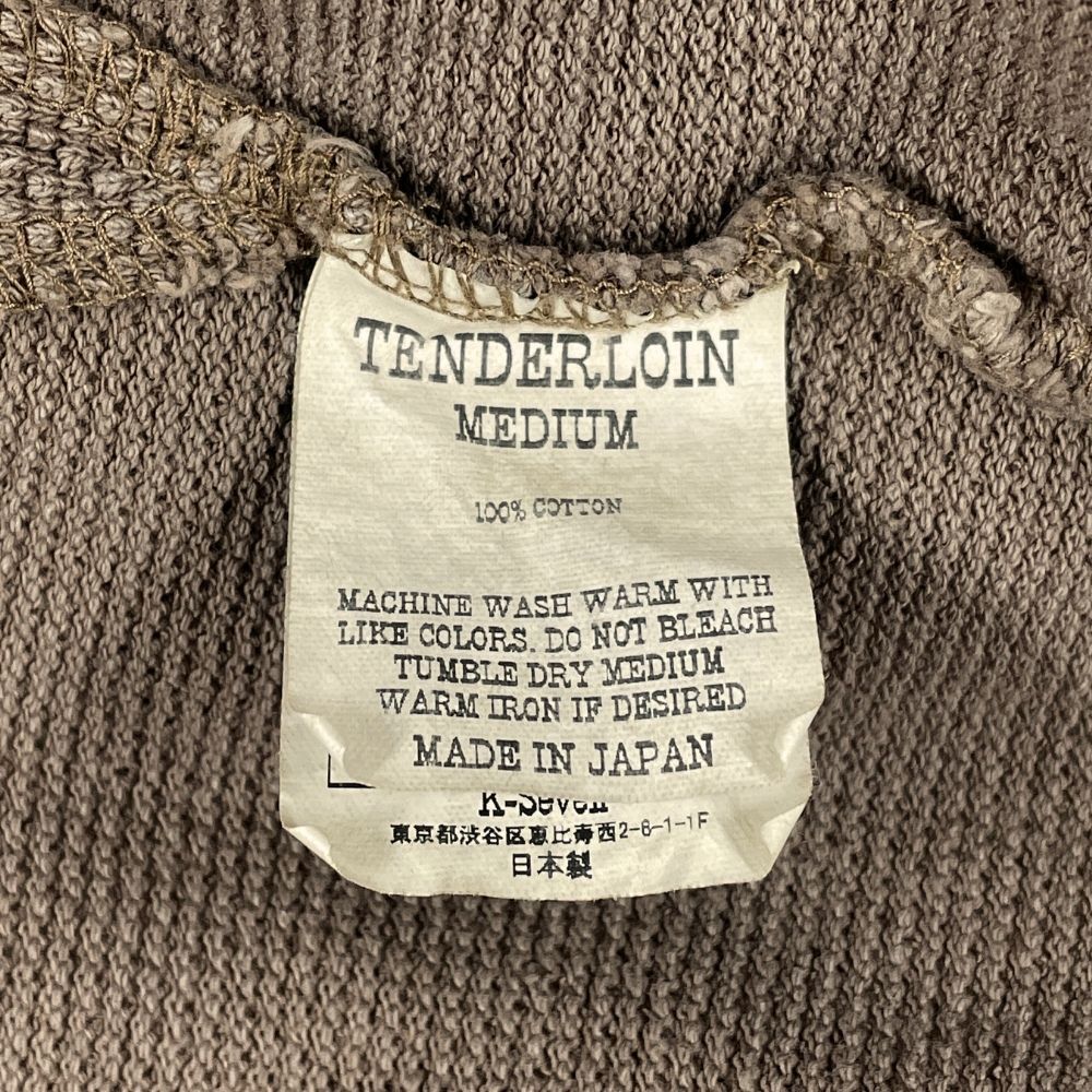 TENDERLOIN テンダーロイン MOSS STITCH POLO ス ステッチ バックロゴ