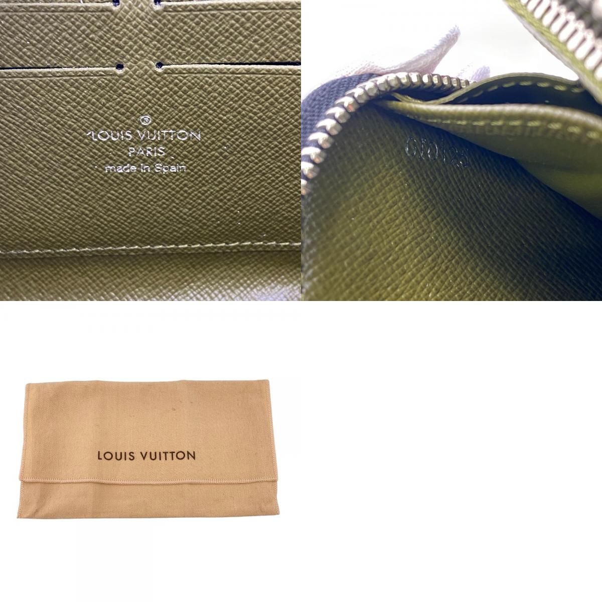 LOUIS VUITTON/ルイヴィトン ビトン M60974 ルージュ ジッピーウォレット ラウンドファスナー モノグラムルージュ レザー 長財布  ブラック - メルカリ