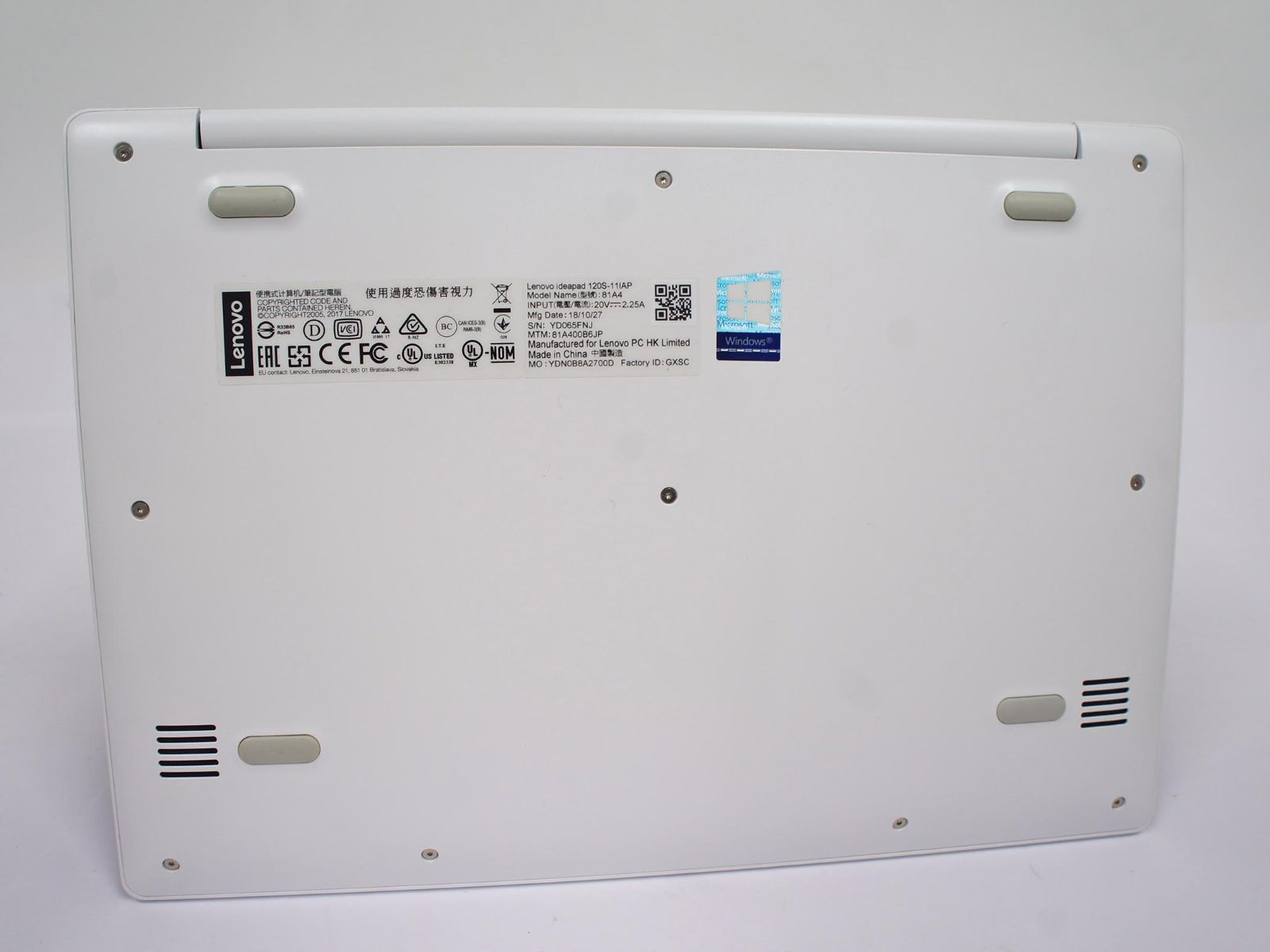 Lenovo Ideapad 120s-11IAp 中古ノートPC Win10 Home SSD- メルカリ