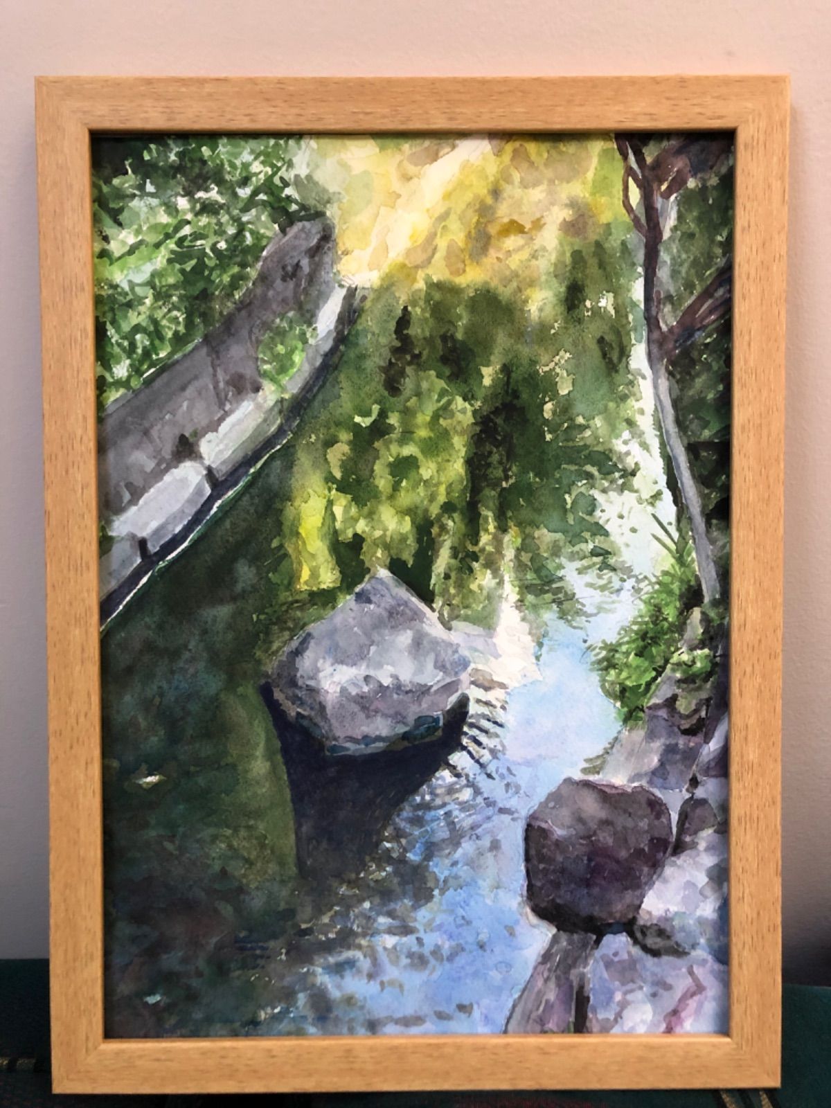 水彩画「せせらぎ」