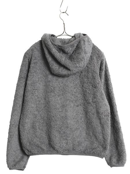 なクーポン配布中! パタゴニア ロスガトス フード プルオーバー レディース S 20年製 ハイ パイル フリース ジャケット ハーフジップ ハイネック パーカー 灰 GULLKHAN_COM