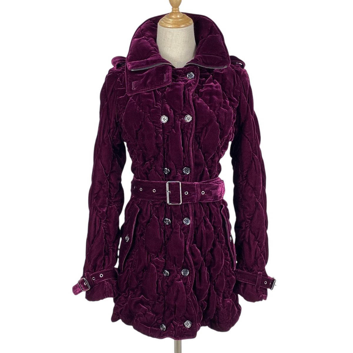 BURBERRY BLACK LABEL パープル トレンチコートBurberry Black Label