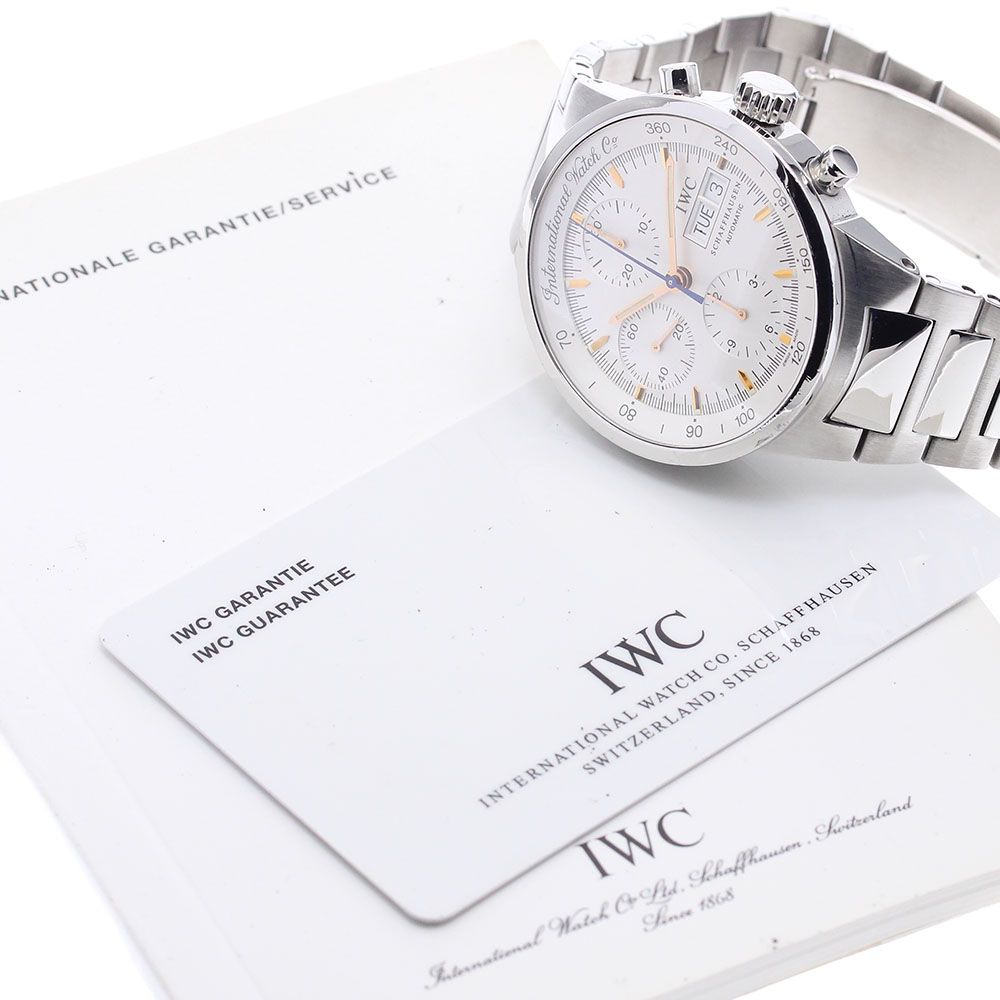 IWC SCHAFFHAUSEN 3707-008 GST クロノグラフ デイデイト 自動