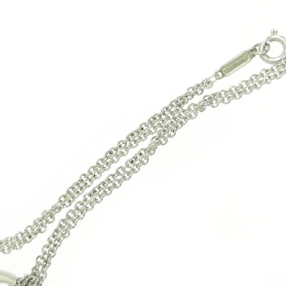 ティファニー インフィニティ ダブルチェーン シルバーブレスレット