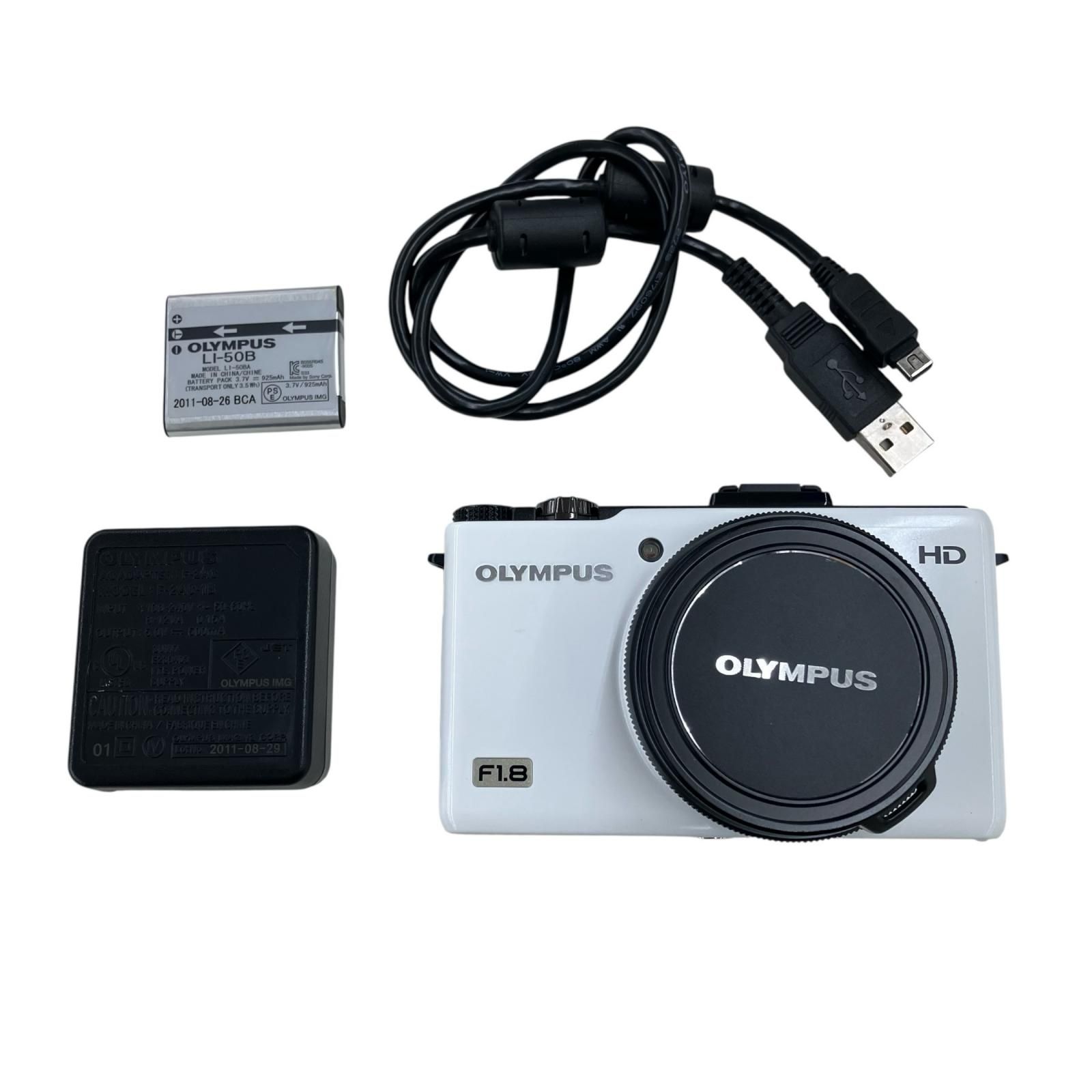 186000 現状品 OLYMPUS オリンパス コンパクトデジタルカメラ XZ-1 ホワイト