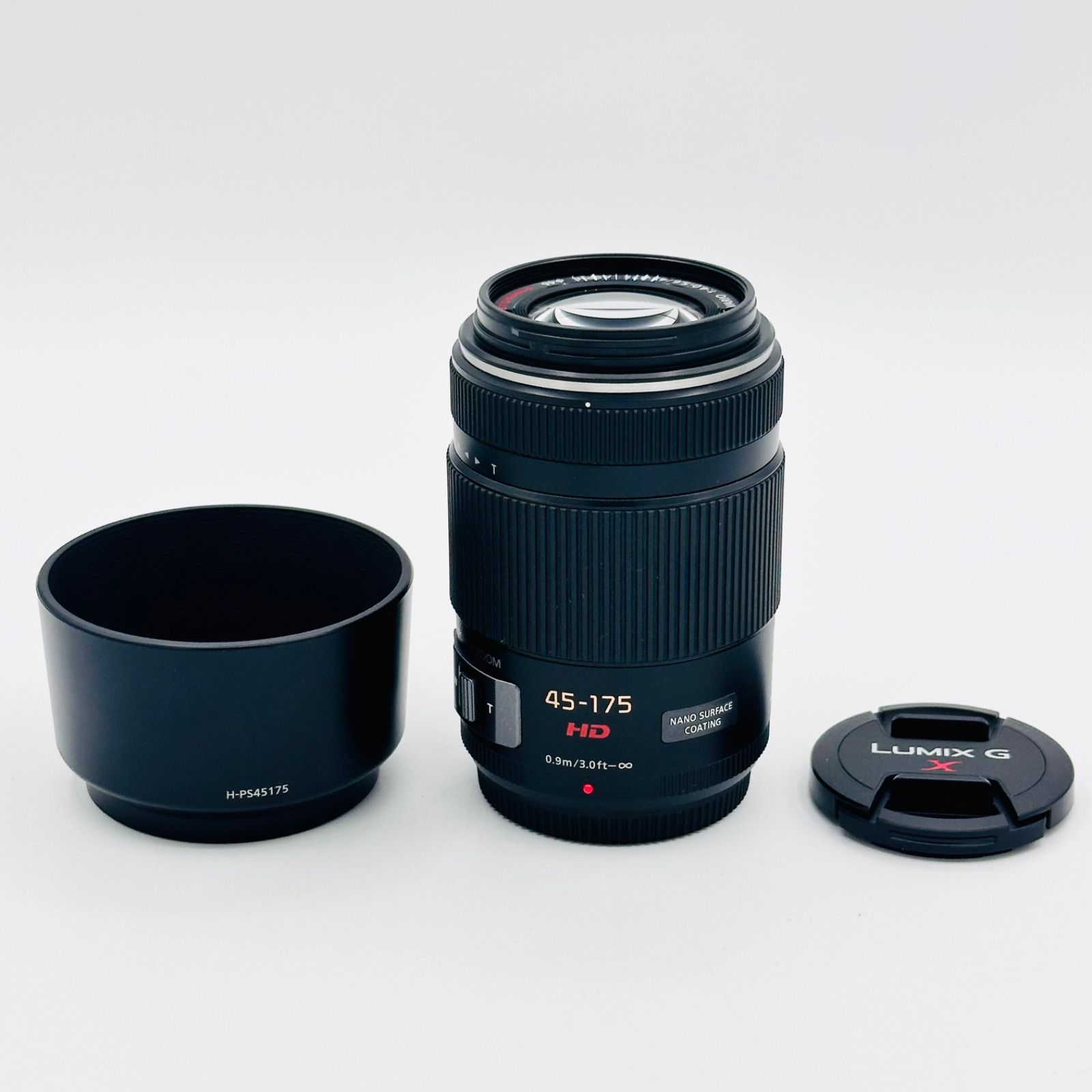 パナソニック Panasonic 望遠ズームレンズ マイクロフォーサーズ用 ルミックス G X VARIO PZ 45-175mm|F4.0-5.6 ASPH.|POWER O.I.S. ブラック H-PS45175-K
