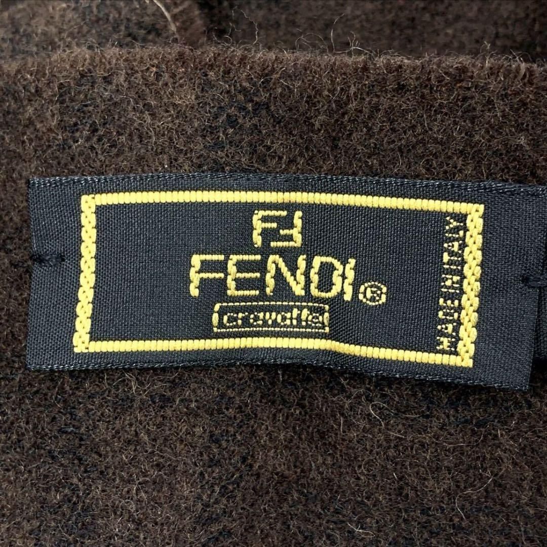 マフラー ダークブラウン