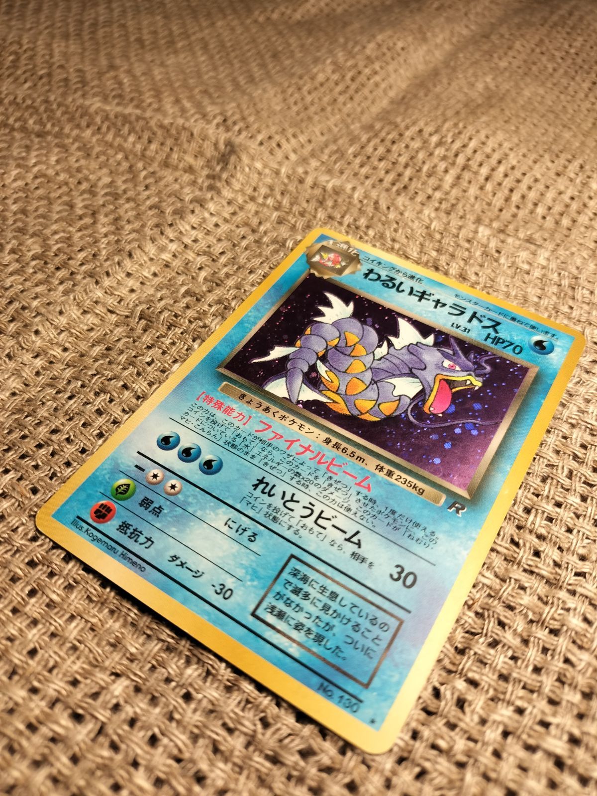 わるいギャラドス ポケモンカード 1996年 わるいギャラドス 旧裏 ポケモンカード - メルカリ