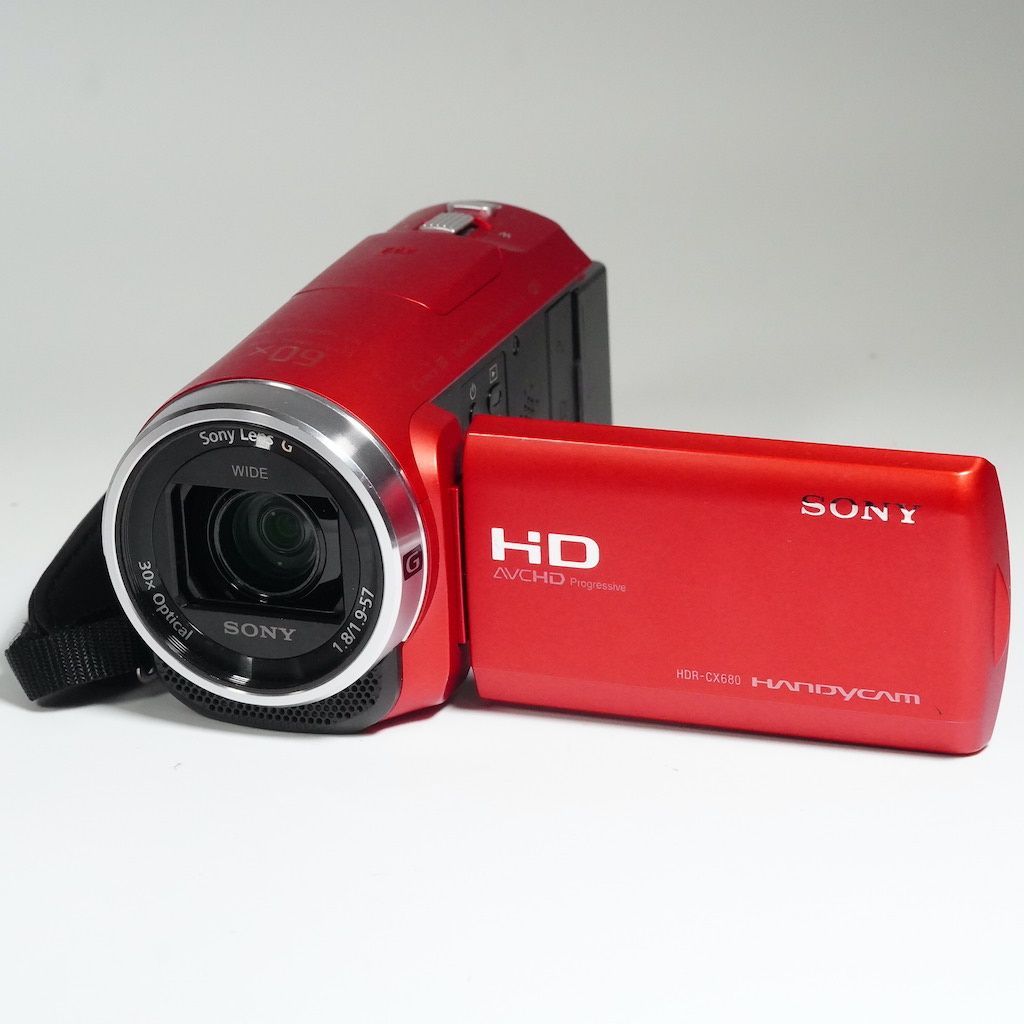 SONY HDR-CX680(R) ※箱&説明書以外付属品あり - ビデオカメラ