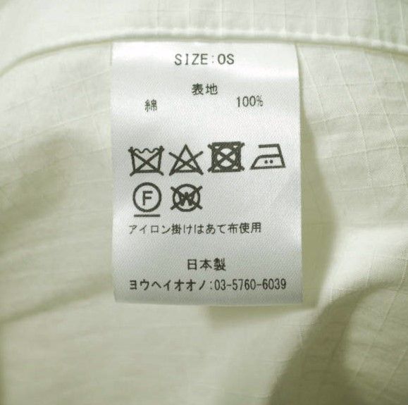 YOHEI OHNO ヨウヘイオオノ 日本製 ﻿TAKARAZUKA SHIRT 宝塚シャツ ONE