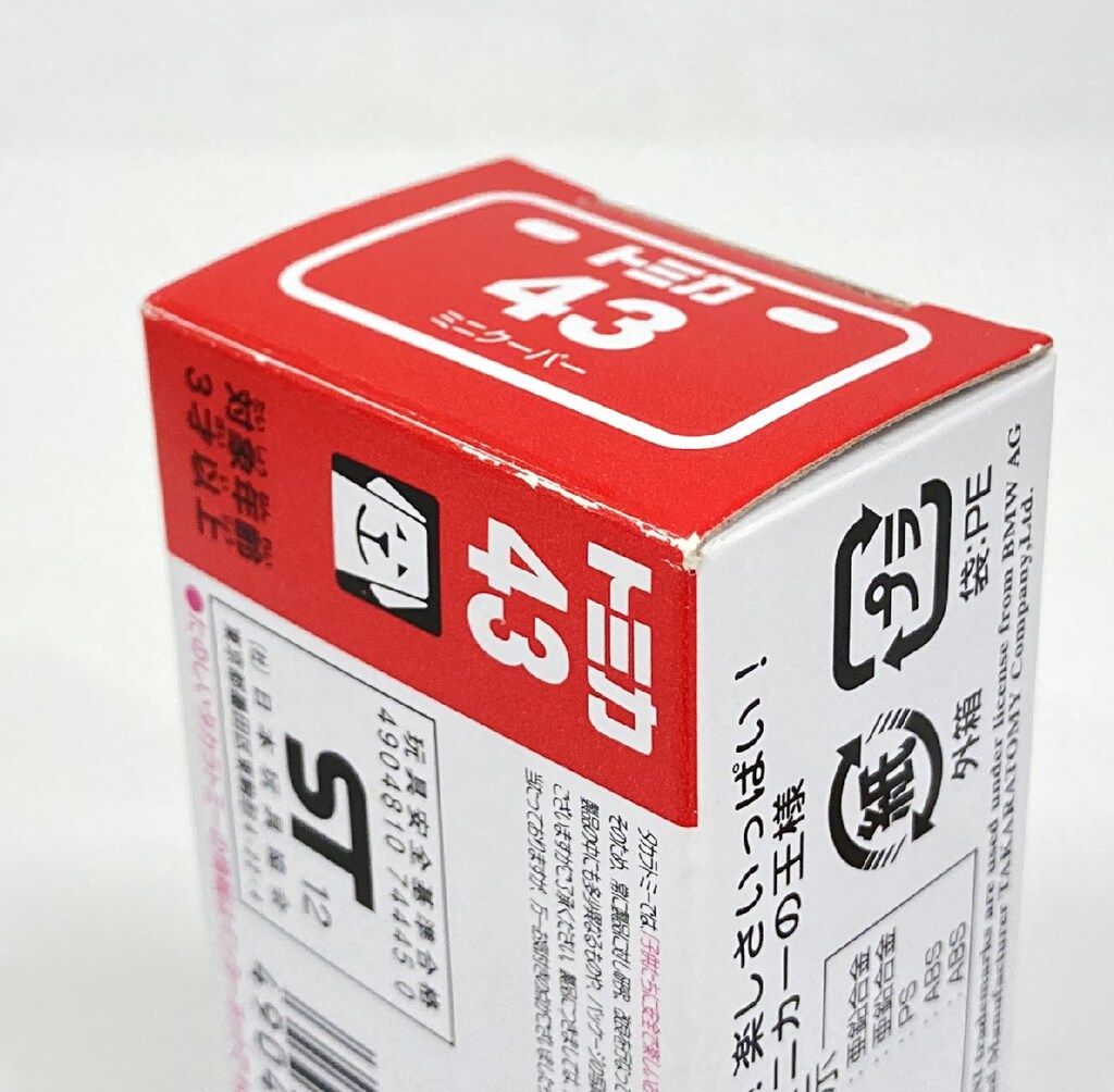 トミカ ミニクーパー 赤箱 トミカ ミニクーパー ローバージャパン 赤