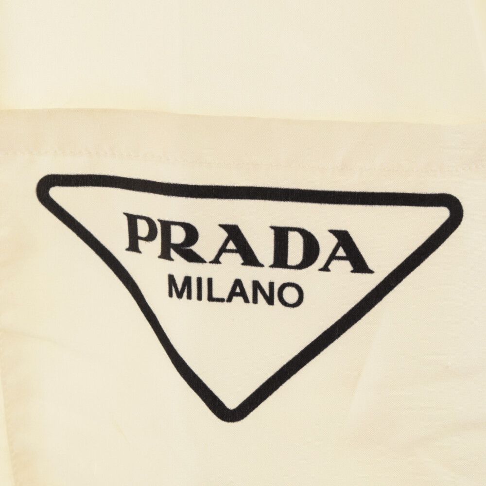 PRADA(プラダ) SC513総柄半袖オープンカラーシャツ イエロー