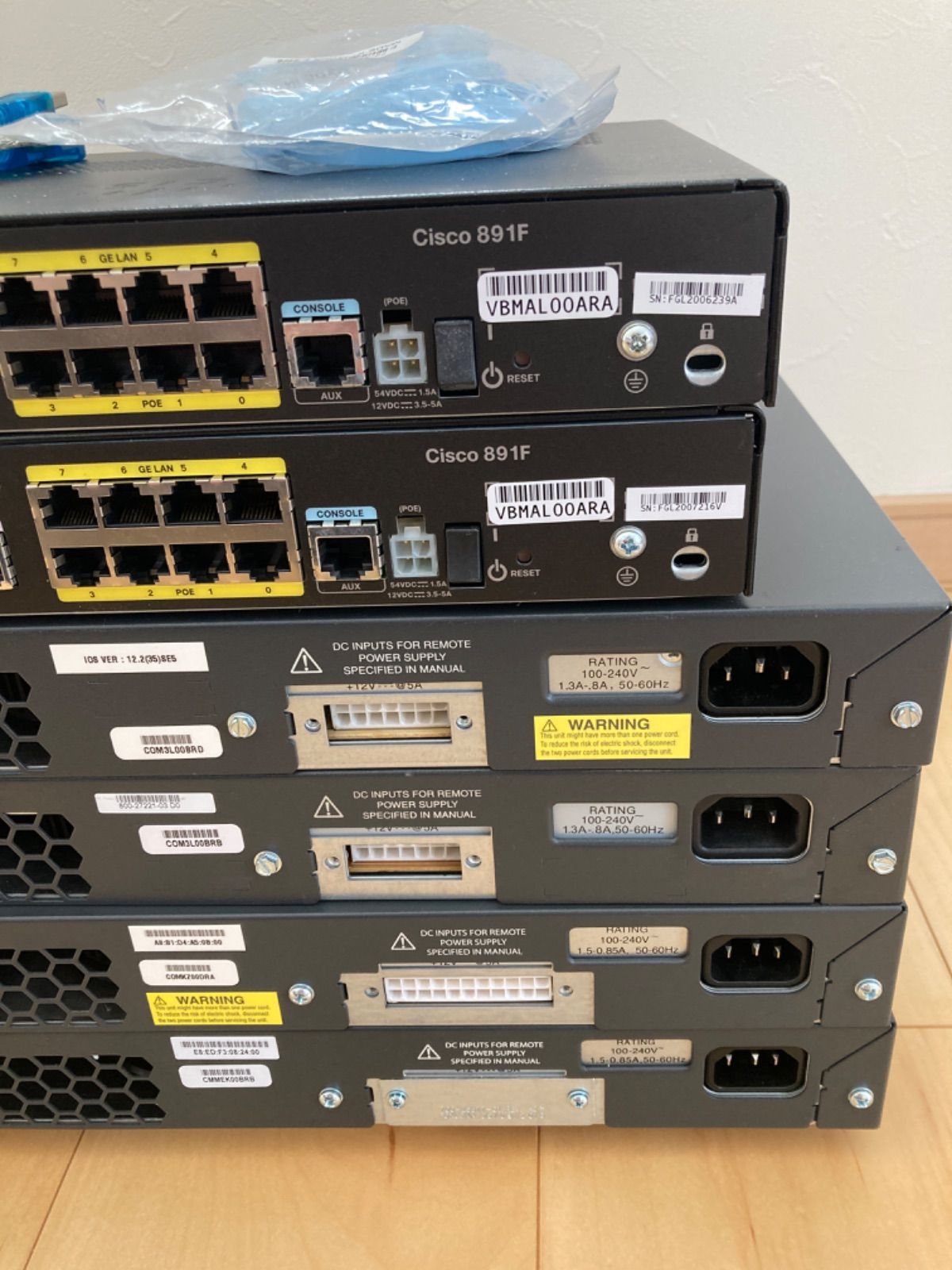 CCNA、CCNP】6台Cisco891FJ、L3 3560 、L2 2960 - IZMシステム - メルカリ