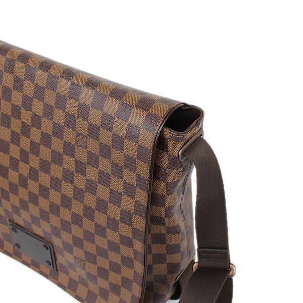 美品 ルイヴィトン LOUIS VUITTON ダミエ エベヌ ブルックリン GM