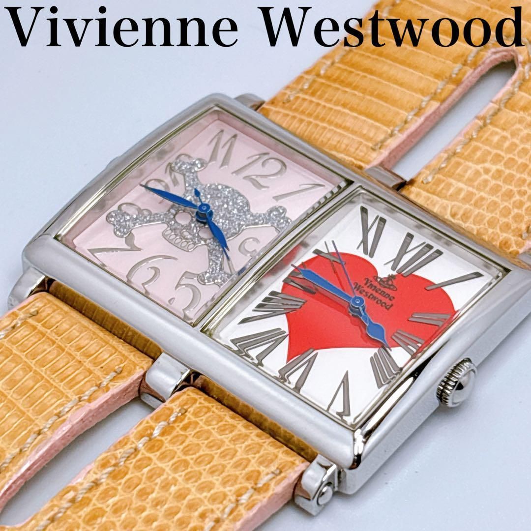 美品 Vivienne Westwood ヴィヴィアン ダブルフェイス 腕時計 Vivienne Westwood ダブルフェイス腕時計