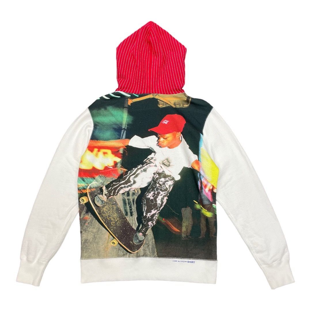 希少 SUPREME 14SS COMME des GARCONS SHIRTS ボックスロゴ スウェット 