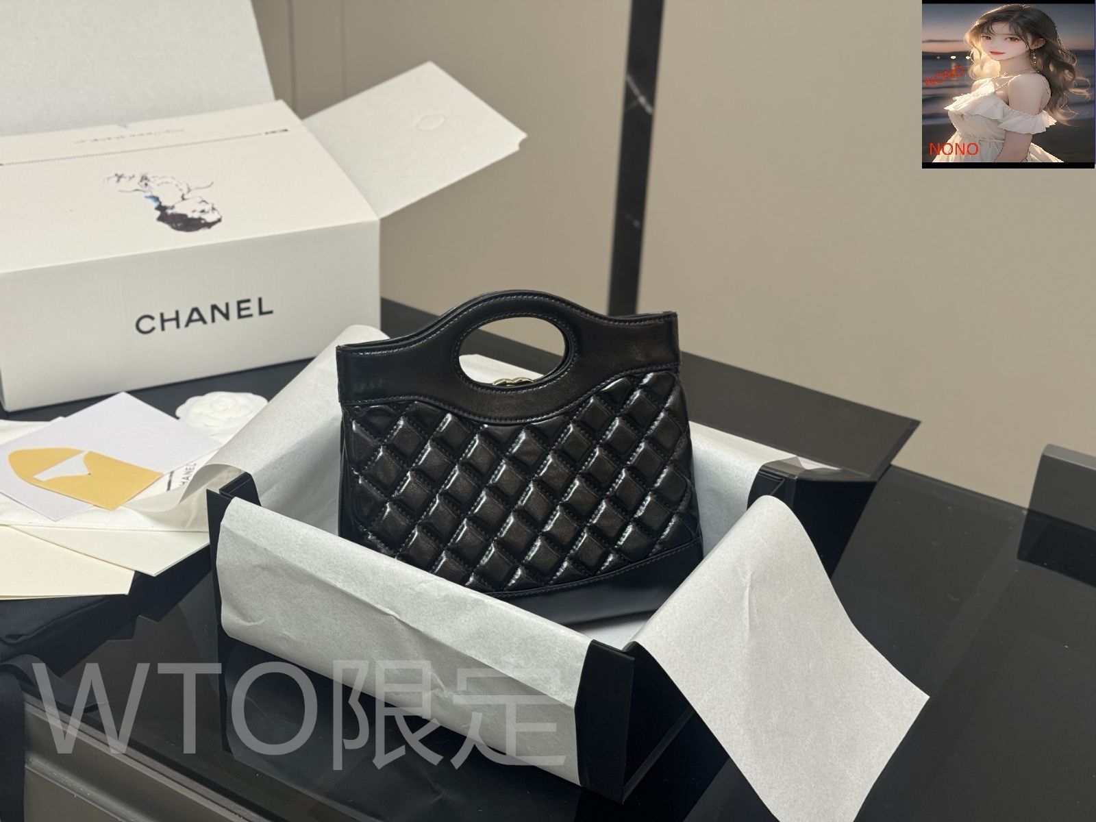 大人気！完売前に 25P CHANEL 31 ミニショッピングバッグ グレー 国内発送 25P CHANEL 31 ミニショッピングバッグ グレー