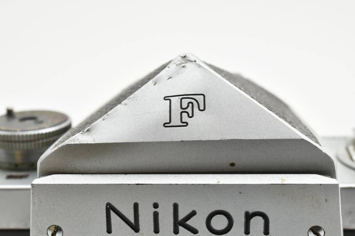 NIKON F アイレベル シルバー 中期型 ニコン フィルム一眼レフカメラ +