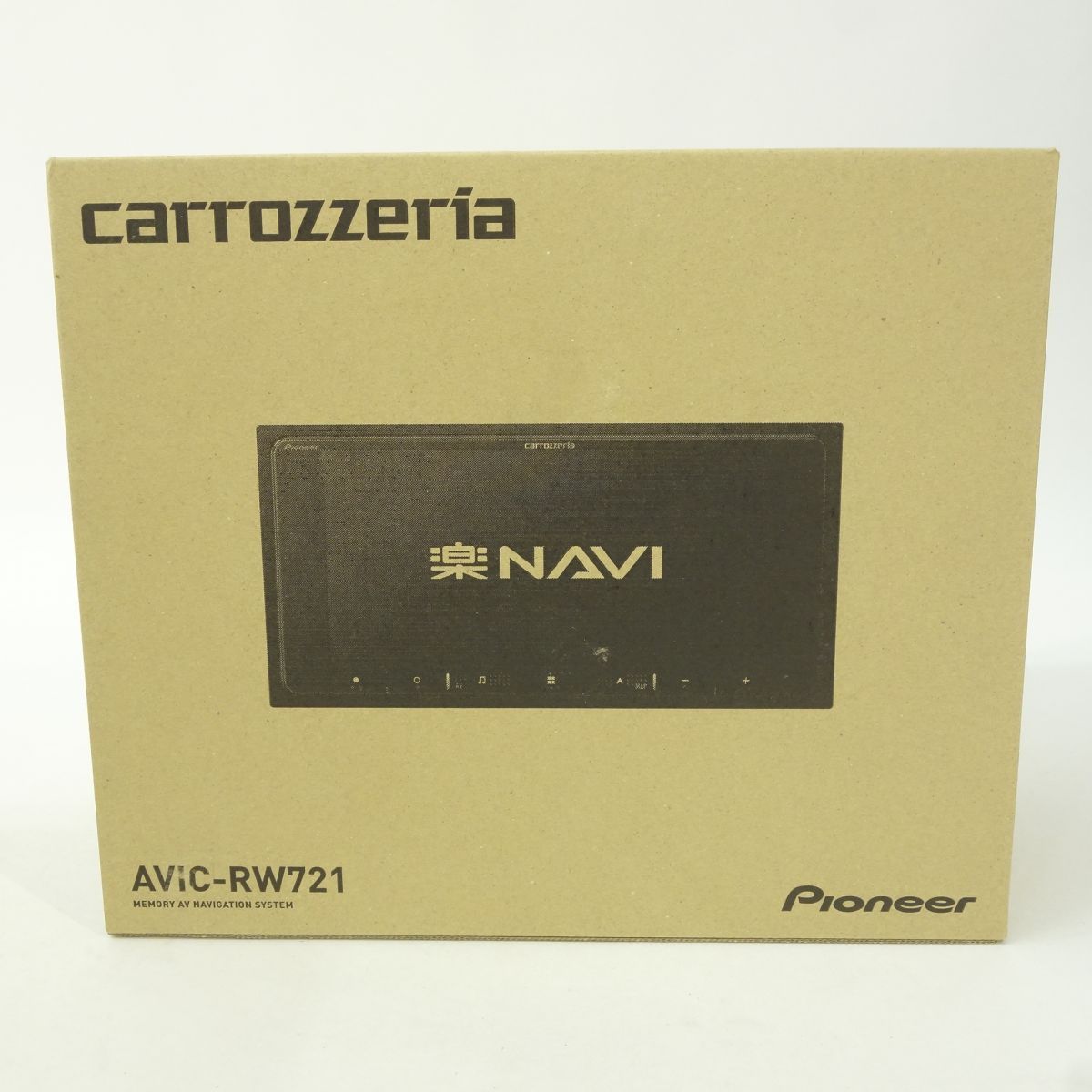 【未使用】Pioneer パイオニア AVIC-RW721 楽ナビ 7V型/200mmワイド
