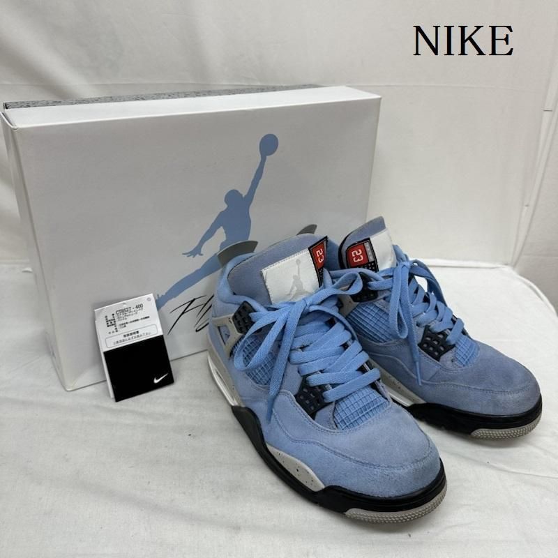 NIKE AIR JORDAN 4 RETRO UNIVERSITY BLUE ユニバーシティ CT8527-400 ...