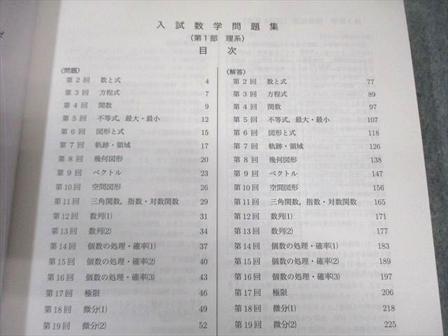 鉄緑会 入試数学問題集 第1/2部 状態良品 2024 計2