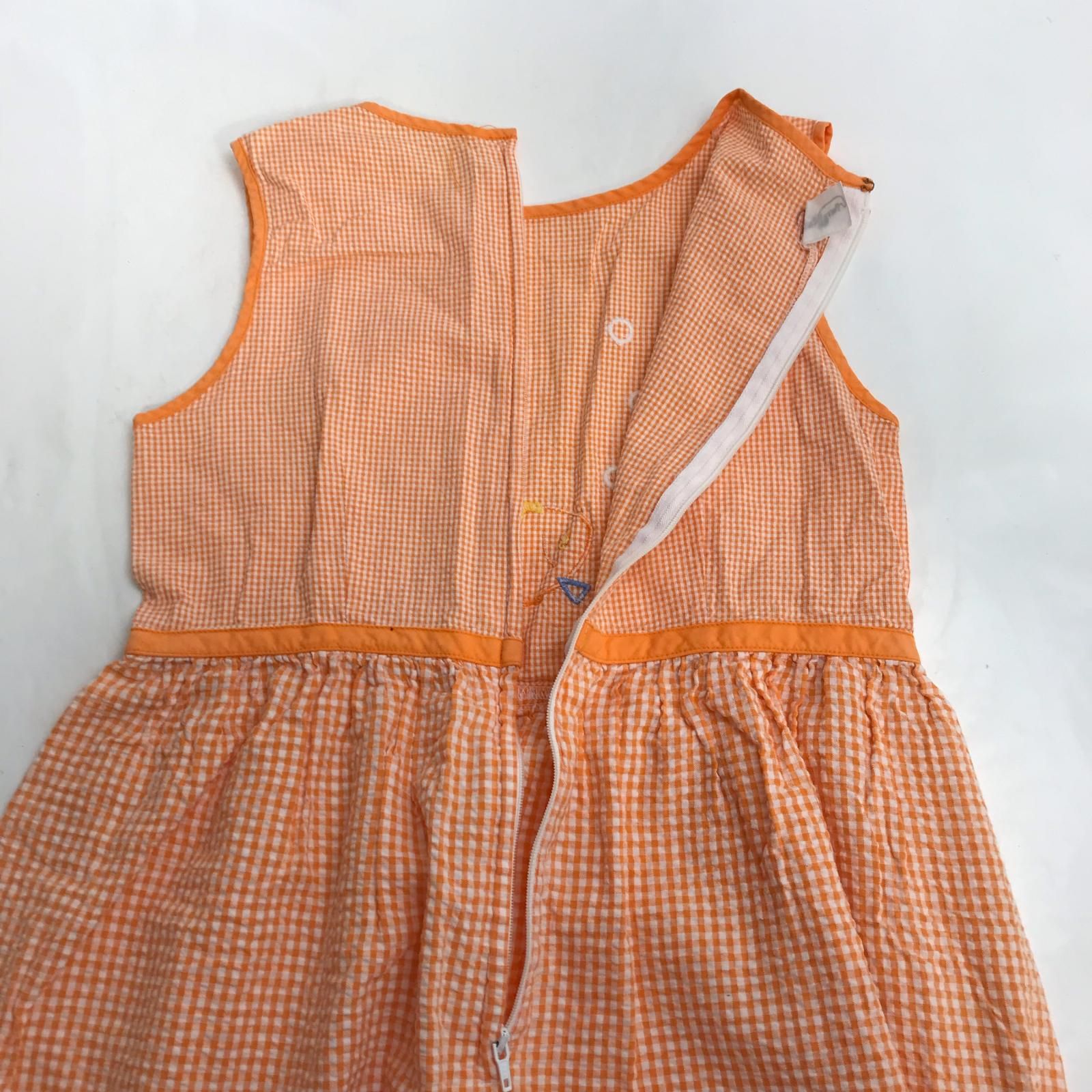 美品　familiar ワンピース 130 Familiar【ファミリア】ノースリーブワンピース【キッズ130