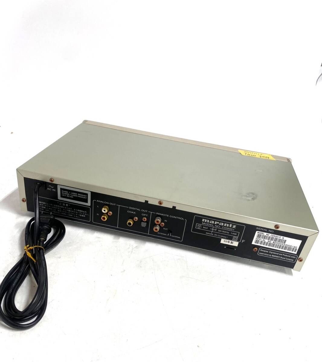 CD5001 CDプレーヤー