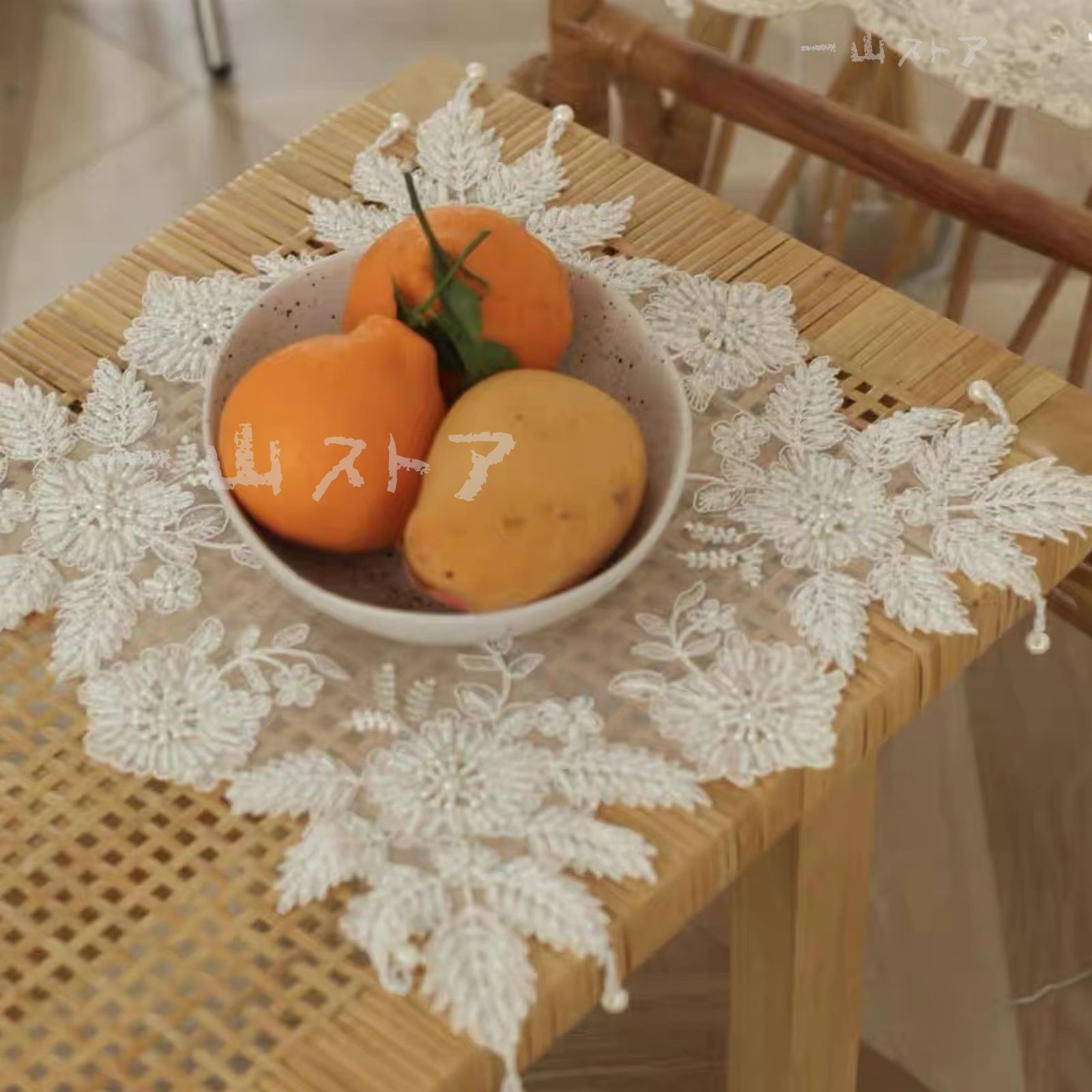 ✴テーブルマット　ランチョンマット　正絹帯　ピンク　菊　小　ハンドメイド 102515007c.jpg