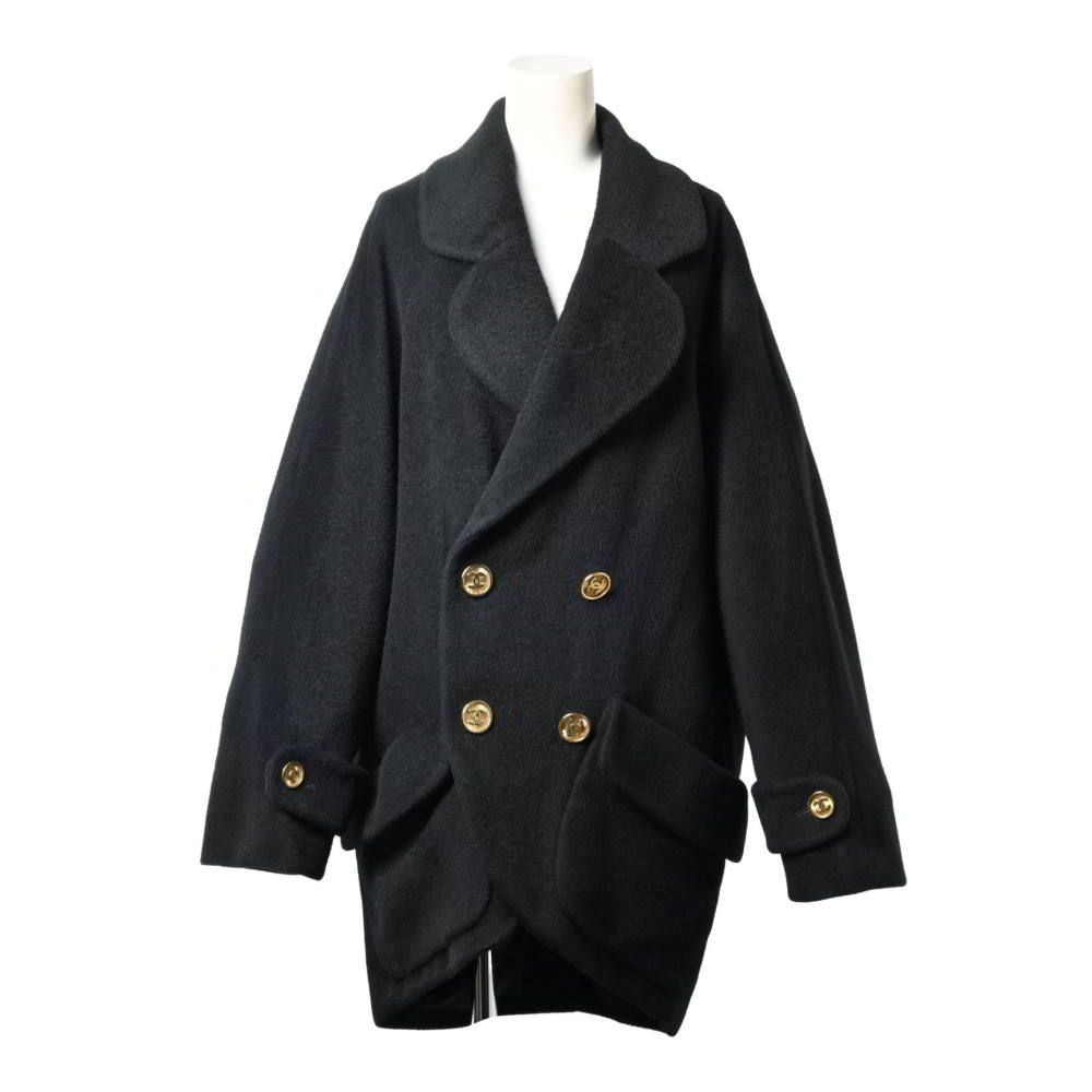 CHANEL ヴィンテージ オーバー コート ココマークボタン9個付き