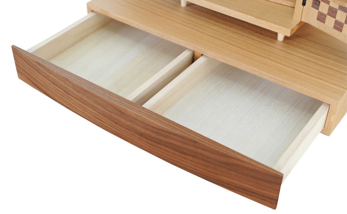 仏壇 モダン ミニ タモ市松 国産 日本製 家具調 コンパクト ミニ仏壇 上置 仏壇 モダン ミニ タモ市松 国産 日本製 家具調 コンパクト ミニ