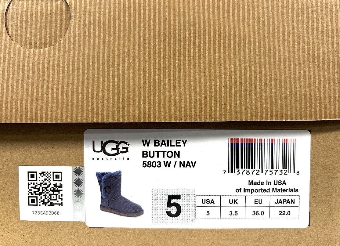 □UGG W BAILEY BUTTON 5803 W アグ ムートンブーツ ベイリーボタン