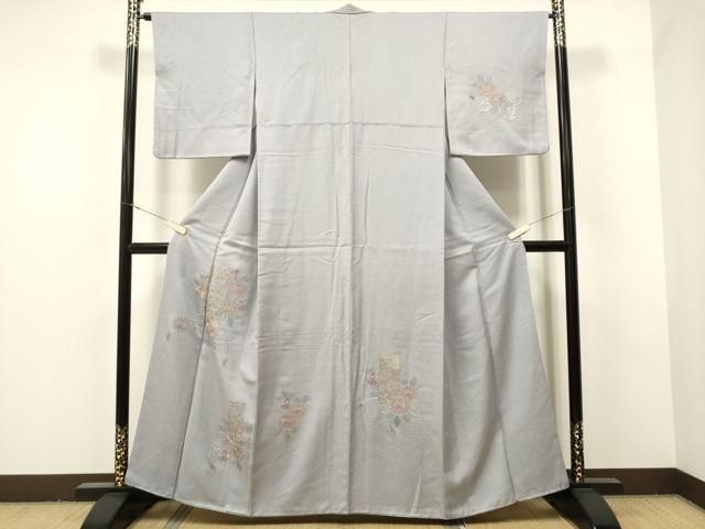 平和屋着物▽中国三大刺繍 スワトウ相良刺繍 総刺繍 訪問着 短冊