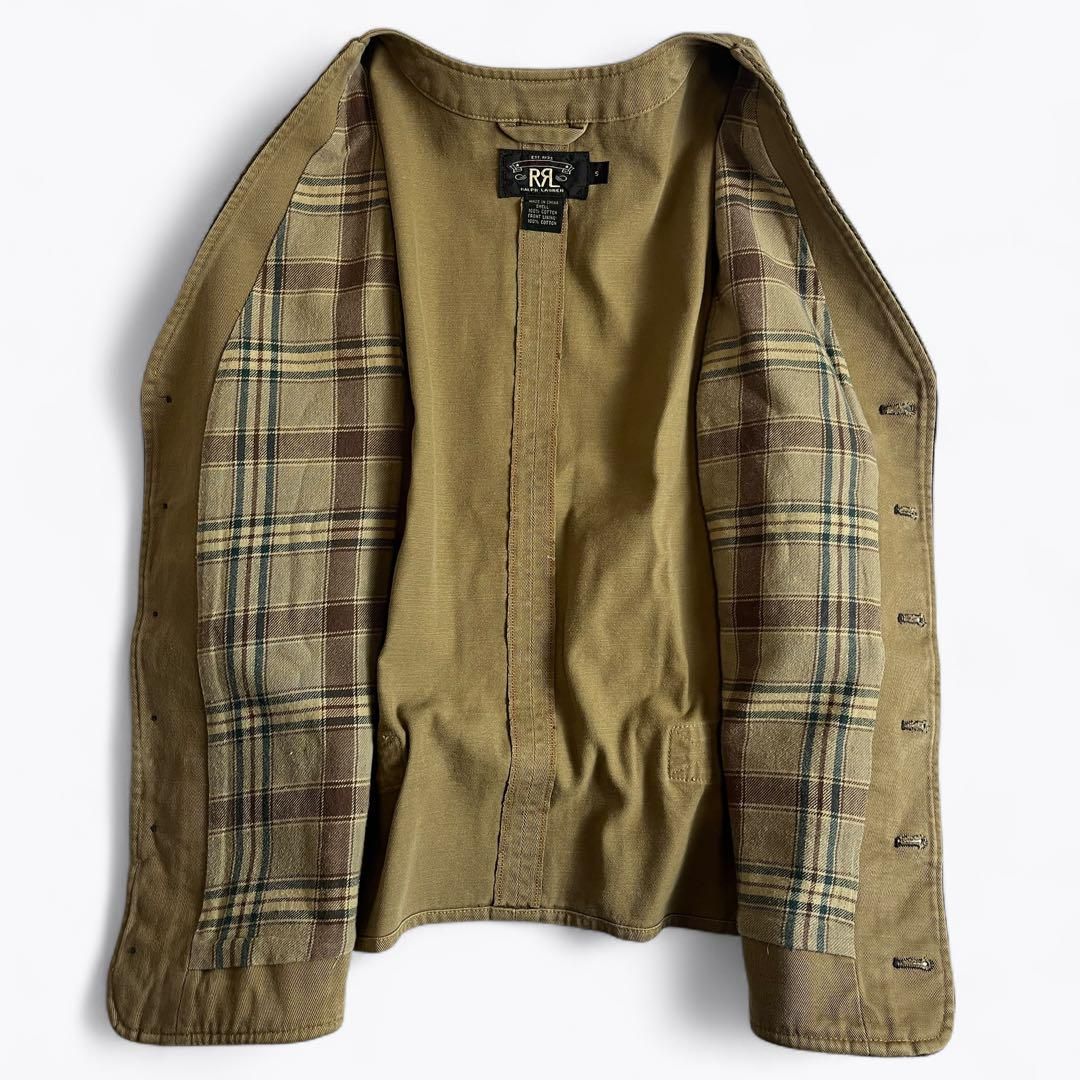 RRL コーデュロイベスト ブラウン Sサイズ ラルフローレン ダブル