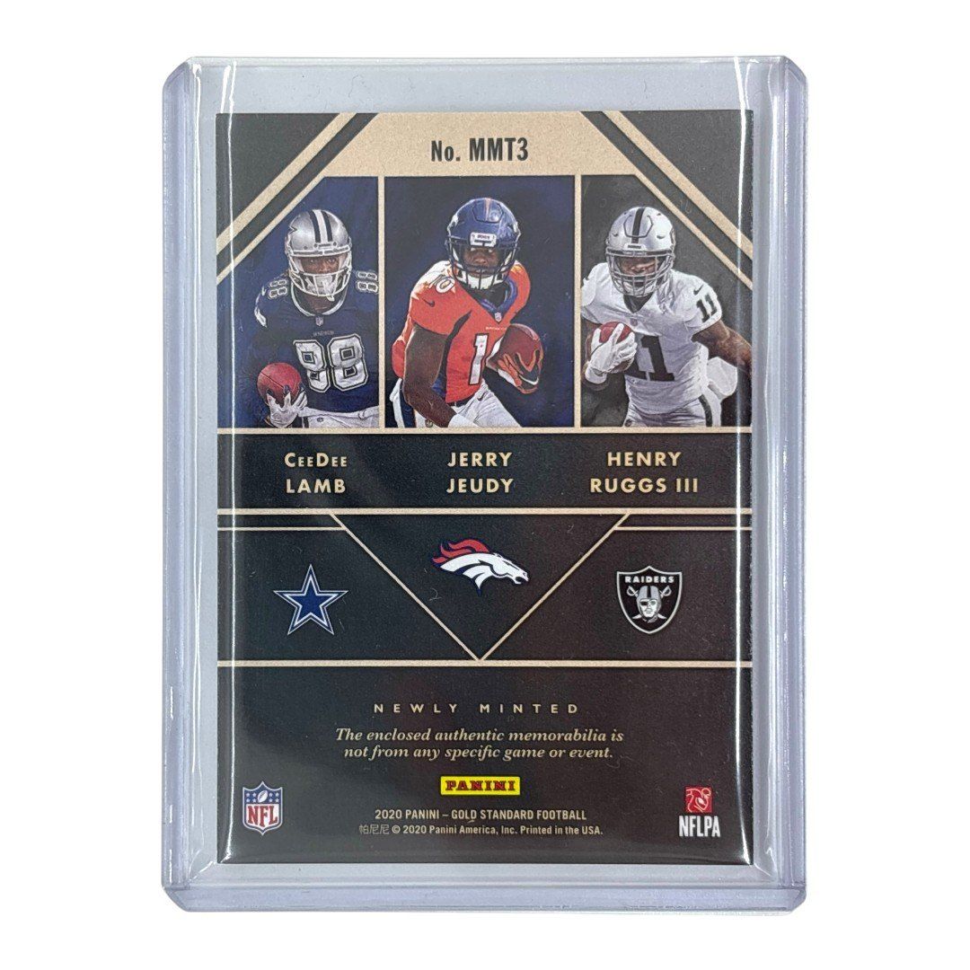 PANINI NFLカード GOLD STANDARD CEEDEE LAMB COWBOYS JERRY JEUDY BRONCOS HENRY RUGGS Ⅲ RAIDERS 47 49 MMT3 IT1