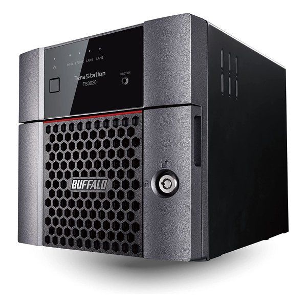 【新品･翌営業日出荷】BUFFALO  バッファロー TeraStation TS3220DNシリーズ 2ベイデスクトップNAS 8TB TS3220DN0802 (2556543)